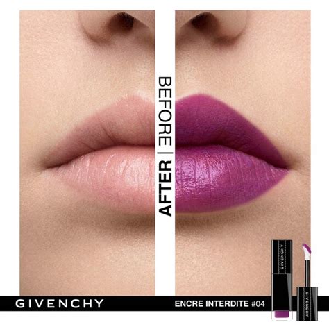 givenchy encre interdite 24 hour lip stain|ENCRE INTERDITE .